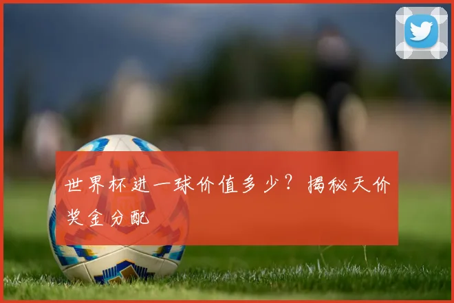 世界杯进一球价值多少？揭秘天价奖金分配